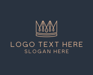 Kingdom - King Monarchy Crown logo design