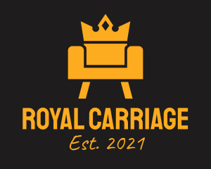 Golden Royal Couch  logo design