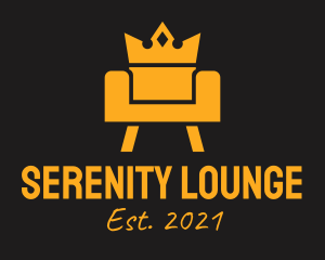 Golden Royal Couch  logo design