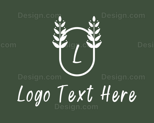 Natural Leaf Plant Logo