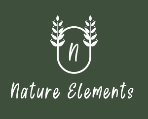 Natural Leaf Plant  logo design