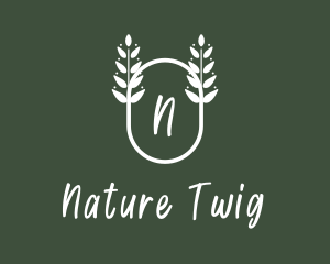 Natural Leaf Plant  logo design