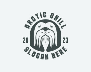 Wild Arctic Walrus  logo design