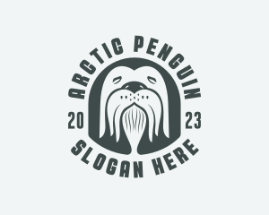 Wild Arctic Walrus  logo design