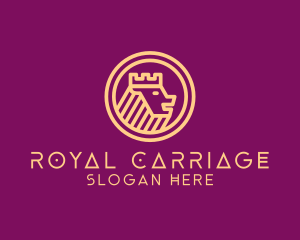 Royal Lion Badge logo design