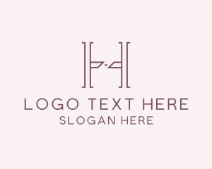 Luxury Serif Letter H Company logo