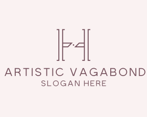 Luxury Serif Letter H Company logo design