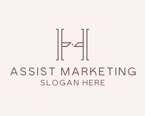 Luxury Serif Letter H Company logo design