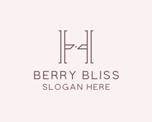 Luxury Serif Letter H Company logo design