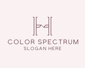 Luxury Serif Letter H Company logo design