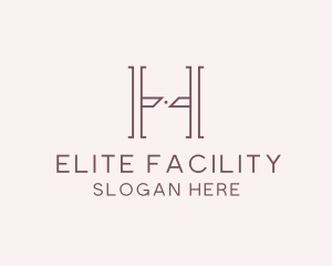 Luxury Serif Letter H Company logo design