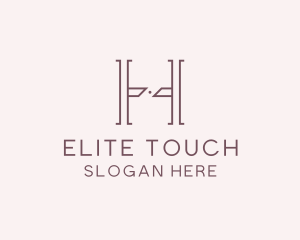 Luxury Serif Letter H Company logo design