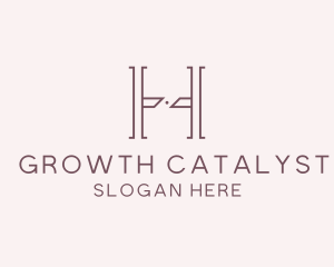 Luxury Serif Letter H Company logo design