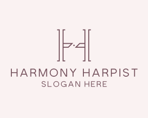 Luxury Serif Letter H Company logo design