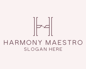 Luxury Serif Letter H Company logo design