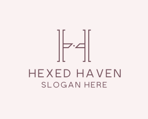 Luxury Serif Letter H Company logo design