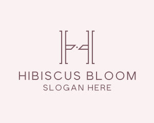 Luxury Serif Letter H Company logo design