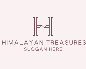 Luxury Serif Letter H Company logo design