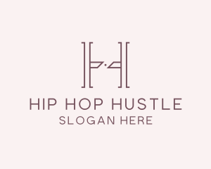 Luxury Serif Letter H Company logo design