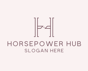 Luxury Serif Letter H Company logo design