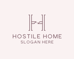 Luxury Serif Letter H Company logo design