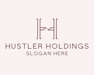 Luxury Serif Letter H Company logo design