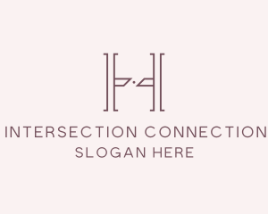 Luxury Serif Letter H Company logo design