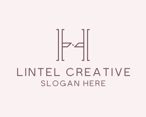 Luxury Serif Letter H Company logo design