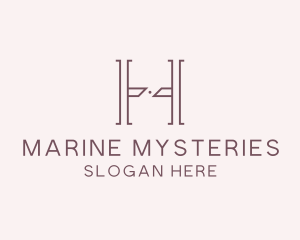 Luxury Serif Letter H Company logo design