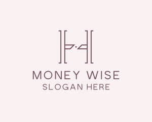 Luxury Serif Letter H Company logo design