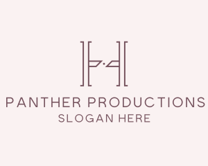 Luxury Serif Letter H Company logo design