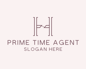 Luxury Serif Letter H Company logo design