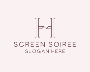 Luxury Serif Letter H Company logo design