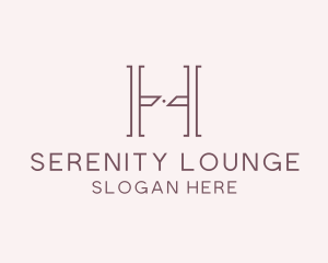 Luxury Serif Letter H Company logo design