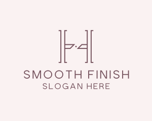 Luxury Serif Letter H Company logo design