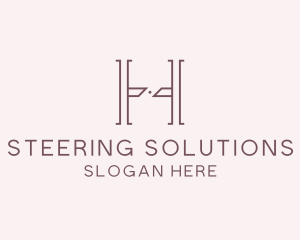 Luxury Serif Letter H Company logo design