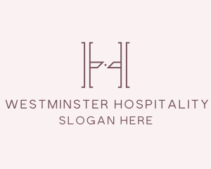 Luxury Serif Letter H Company logo design