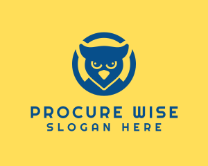 Wise Owl Bird logo design