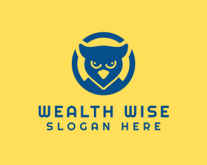 Wise Owl Bird logo design