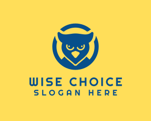 Wise Owl Bird logo