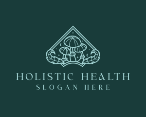 Holistic Magic Mushroom logo design