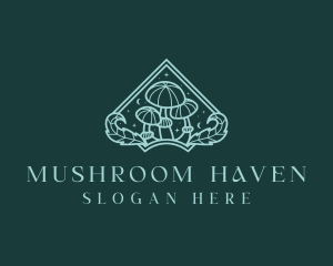 Holistic Magic Mushroom logo design