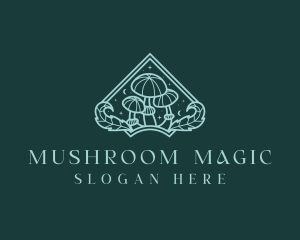 Holistic Magic Mushroom logo design