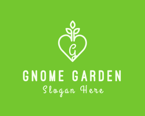 Gardening Heart Planter logo design