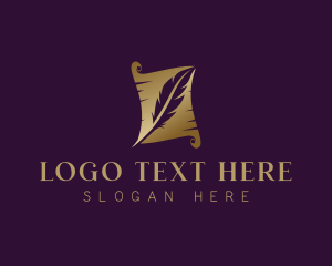 Quill Scroll Stationery Logo
