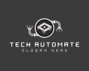 Industrial Factory Machine logo design