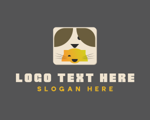 Dog Cat Icon logo