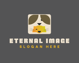 Dog Cat Icon logo design