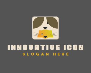 Dog Cat Icon logo design