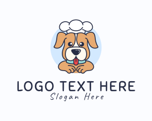 Cute Chef Puppy logo